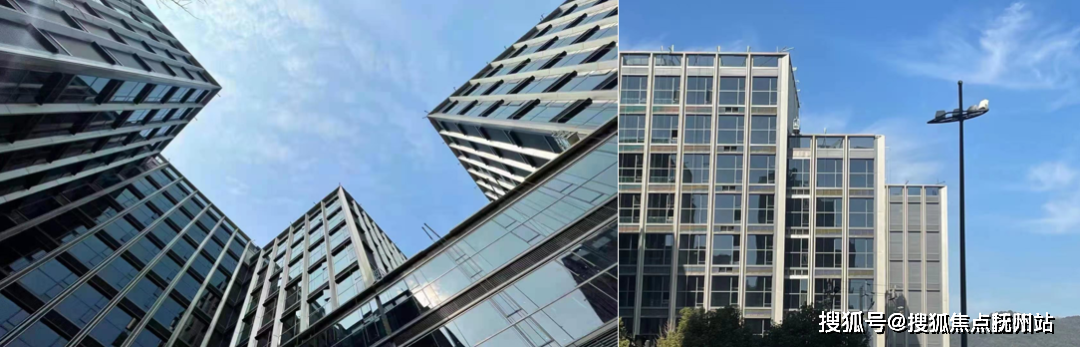 角度出发,将屋顶花园部分的女儿墙设置成为约2米高的玻璃 铝板材质,既