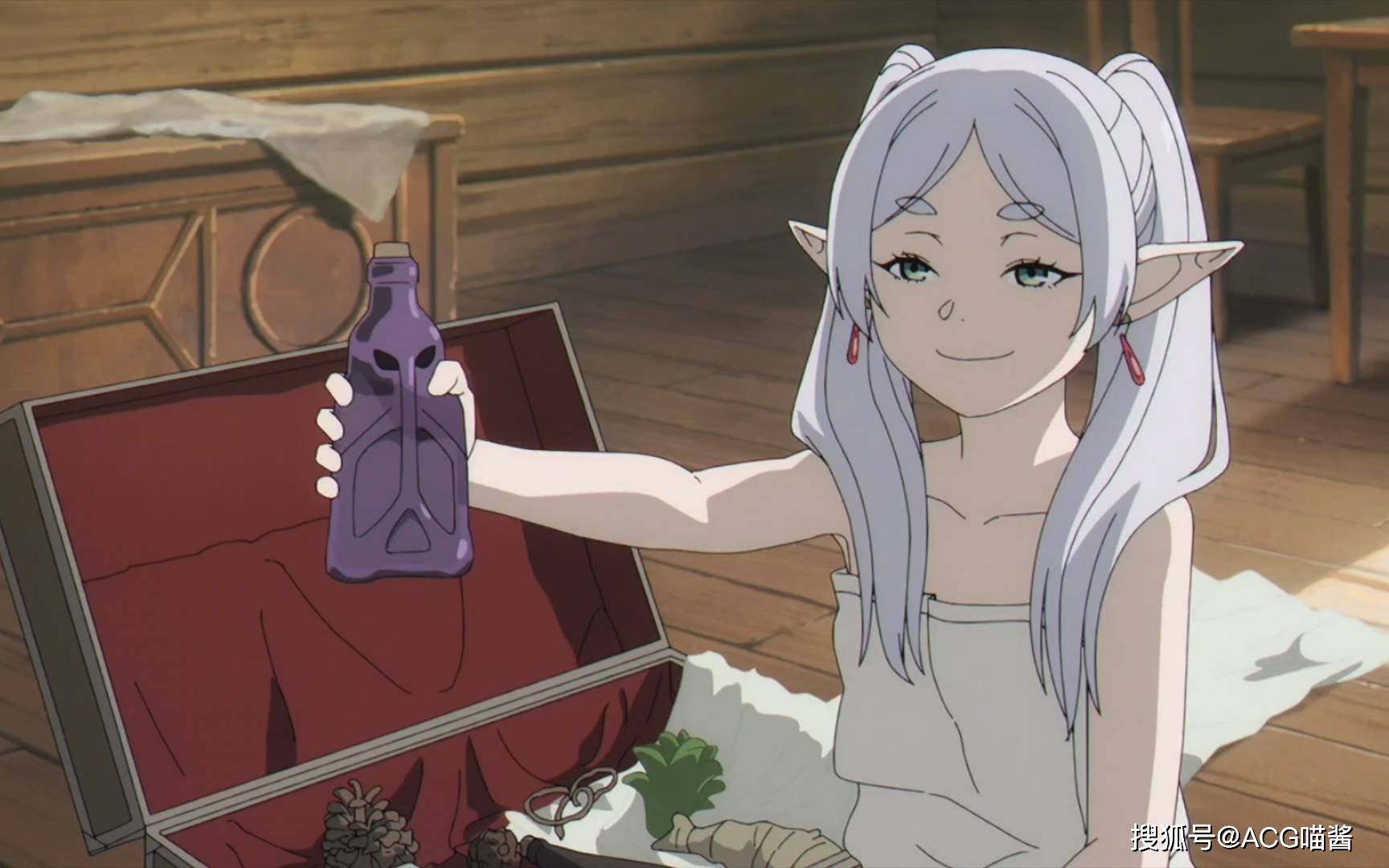 网友巧妙还原《葬送的芙莉莲》束缚名场面,尤蓓尔看起来有点不服