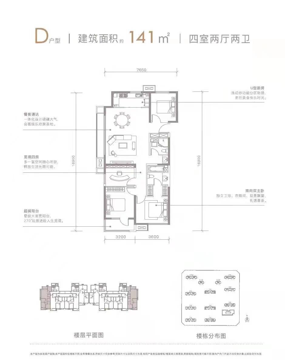 渭南富力城124户型图图片