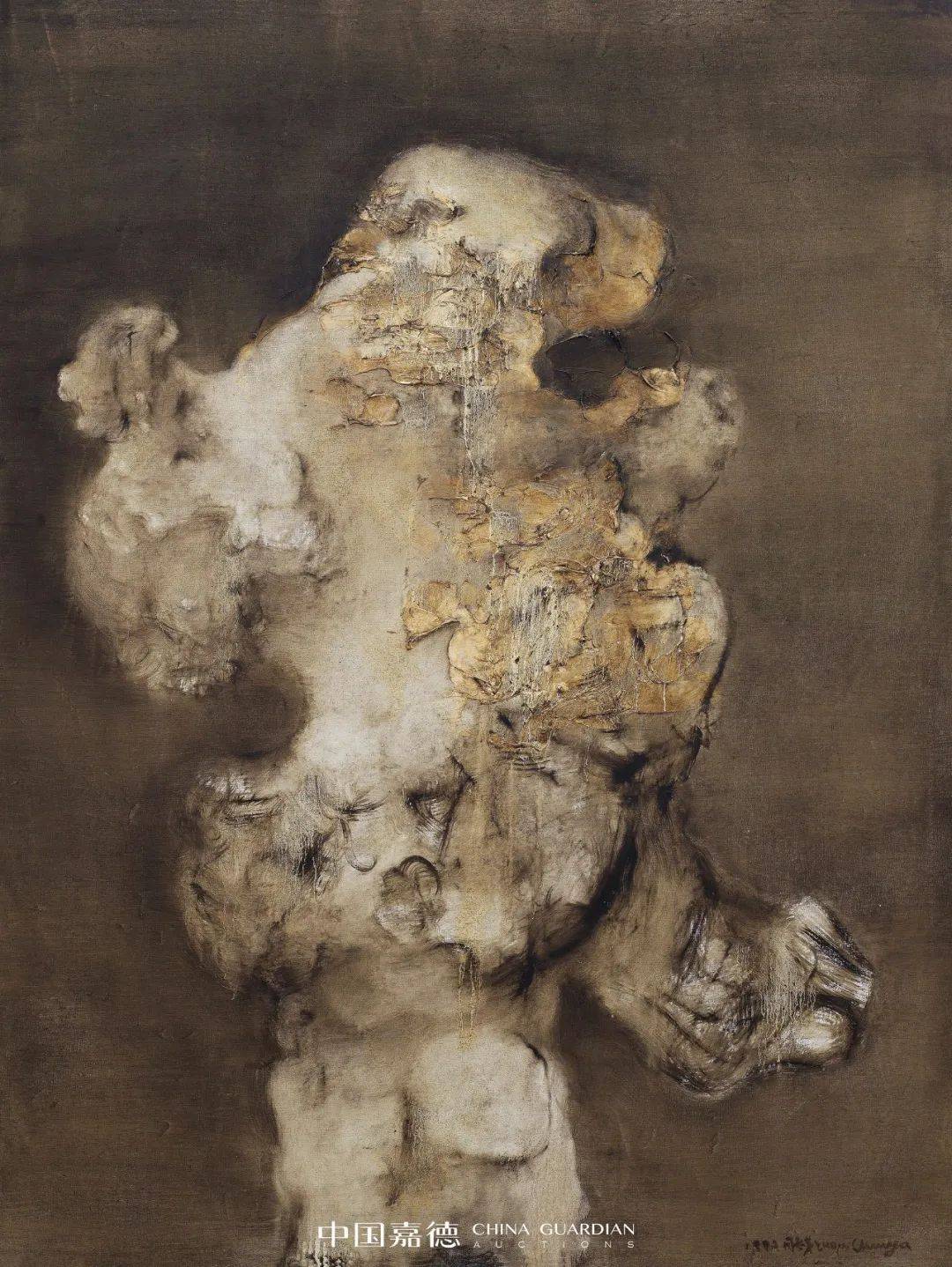 周春芽油画作品价格参考藏品出手私下展销会