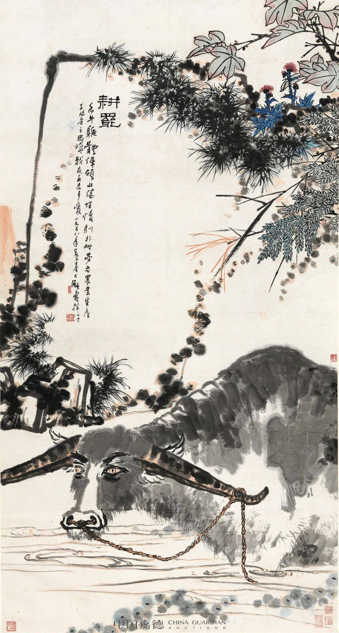 艺术市场资讯潘天寿字画作品成交价格参考