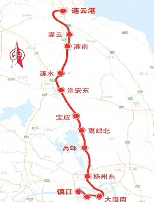 苏北动车线路图图片