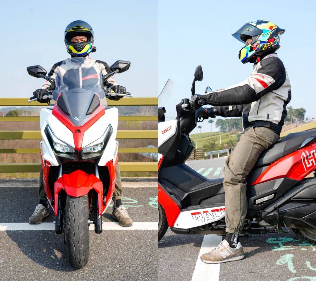 光阳亮剑,高端150踏板里的首选—16660元racing h150动态测评