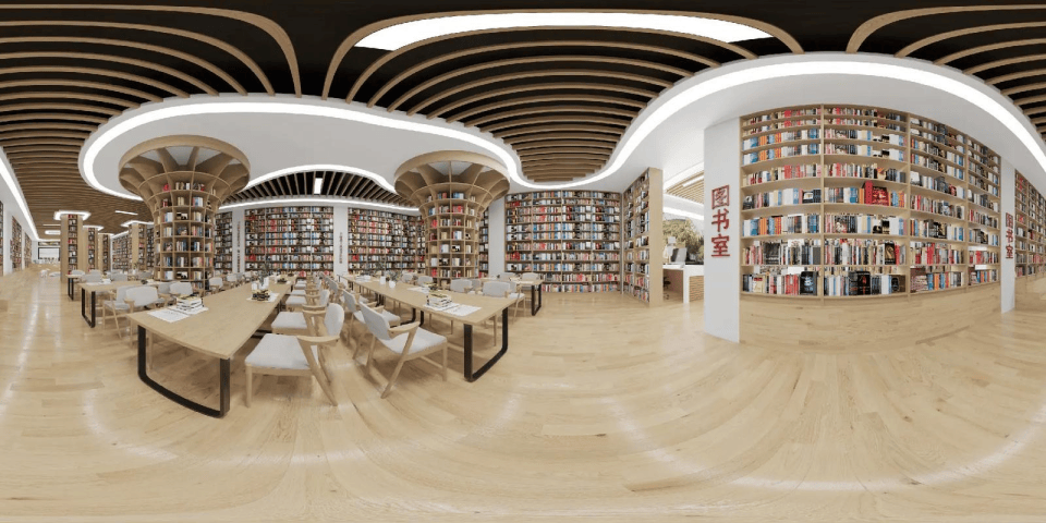 陕西图书馆装修设计,展览馆装修设计,阅览室装修设计