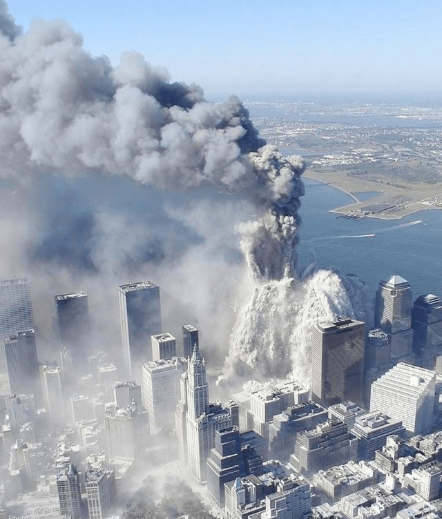 原创老照片2001年9月11日23张高清彩照再现美国911恐怖袭击事件