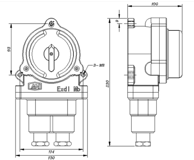 kbh6127矿用转换开关怎么看懂它的接线图图文详解