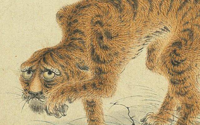 原创满猛虎画成病猫却成传世名画放大10倍后发现名画实至名归