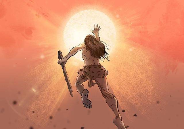 如"女娲补天","夸父逐日",前者是人类遭遇涝灾时产生的幻想,后者是