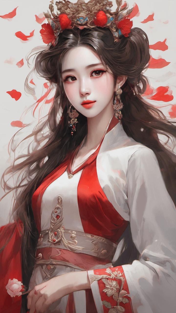 国漫女神争芳斗艳ai美女写真壁纸合集