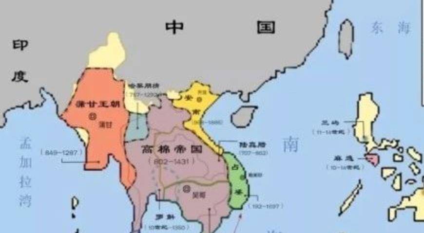 到公元12世纪左右,吴哥王朝国力发展至鼎盛,其版图包括今柬埔寨全境