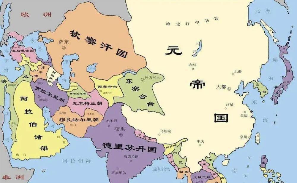 原创窝阔台汗国作为4大汗国之一为何不服元朝管理忽必烈有世仇