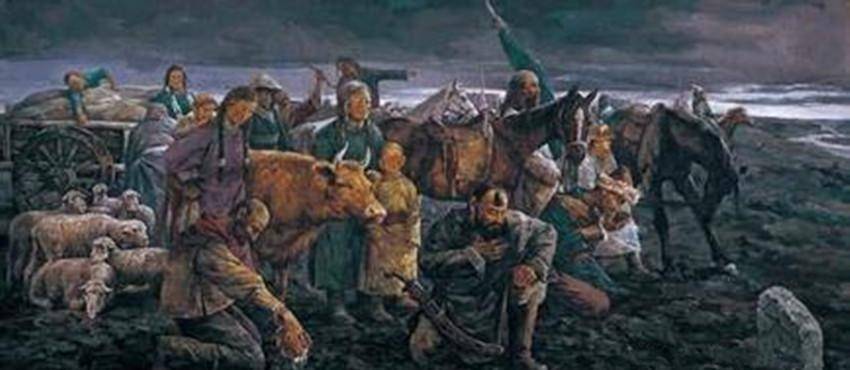 一民族为了回归中国,举族迁徙上万里,20万人最后只剩下5万人_渥巴锡