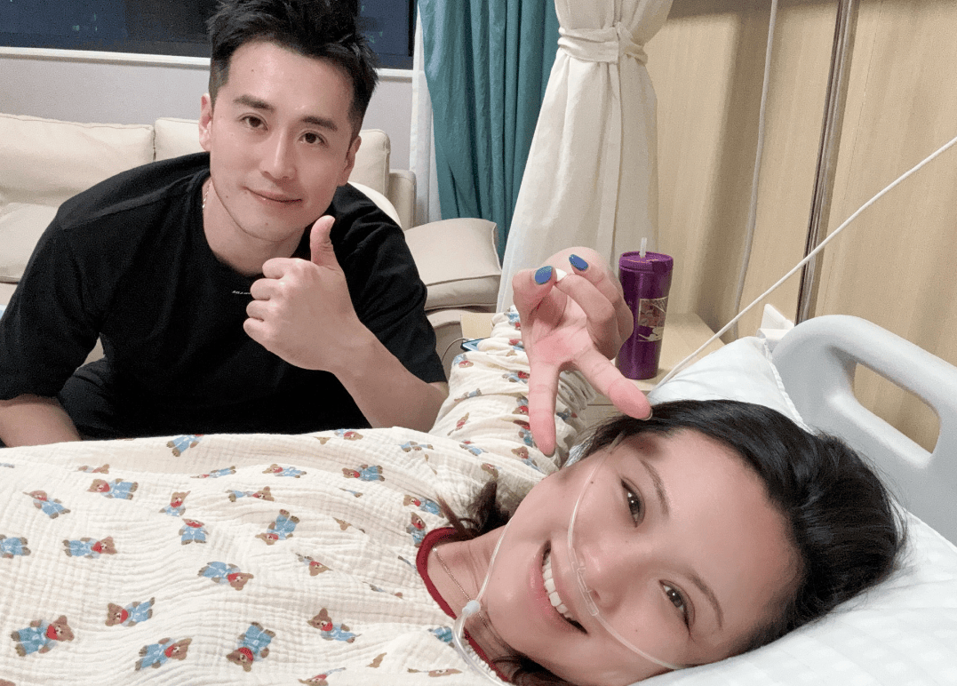 曾春蕾在2020年结婚,2021年生下儿子,如今又生下女儿.