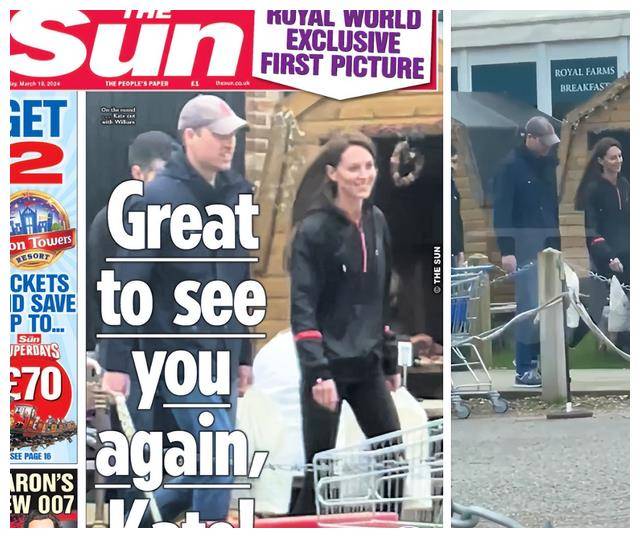 凯特这次能外出购物,说明她的身体状况已经不错了,看来乔治,路易和