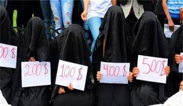 原创叙利亚女人在黑市明码标价平均100元最低都不值一斤大米