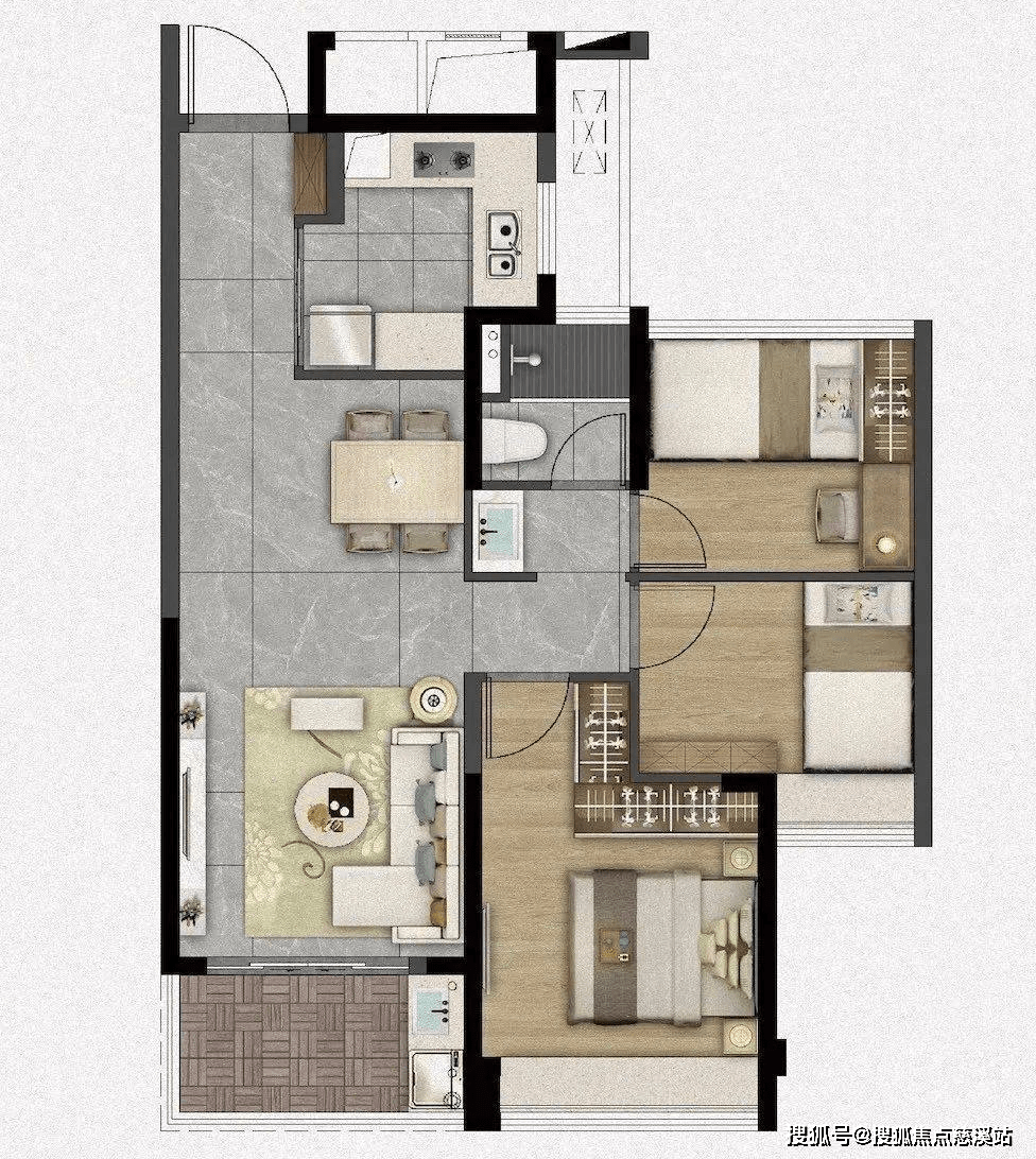 建发玺悦户型图图片