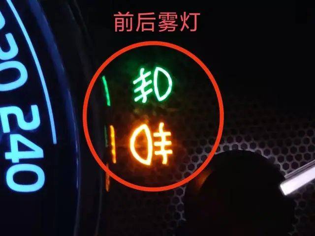 汽车雾灯标志是什么样的?如何开启?