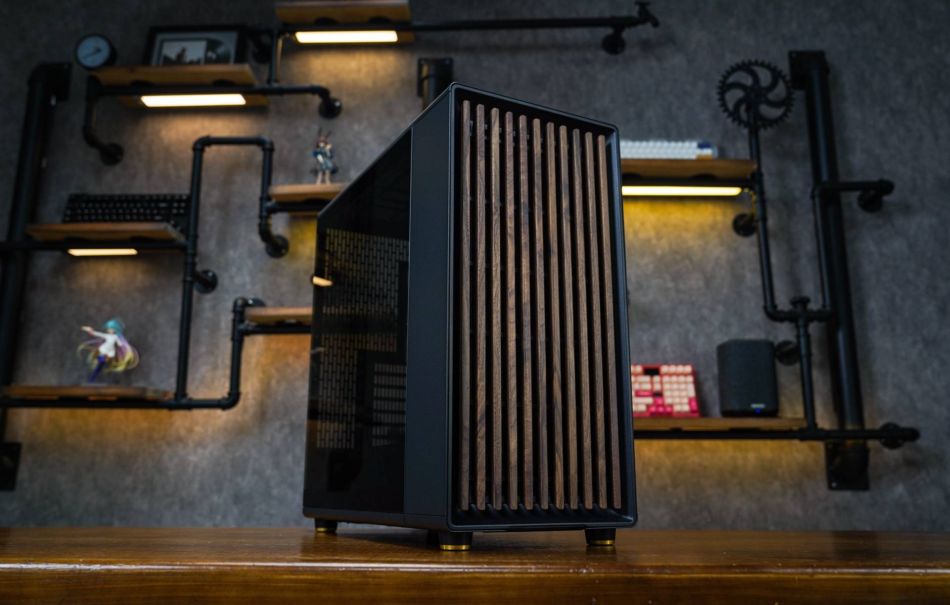 整机尺寸为:503x240x509mm,可选木炭黑和粉笔白两种配色以及mesh面板