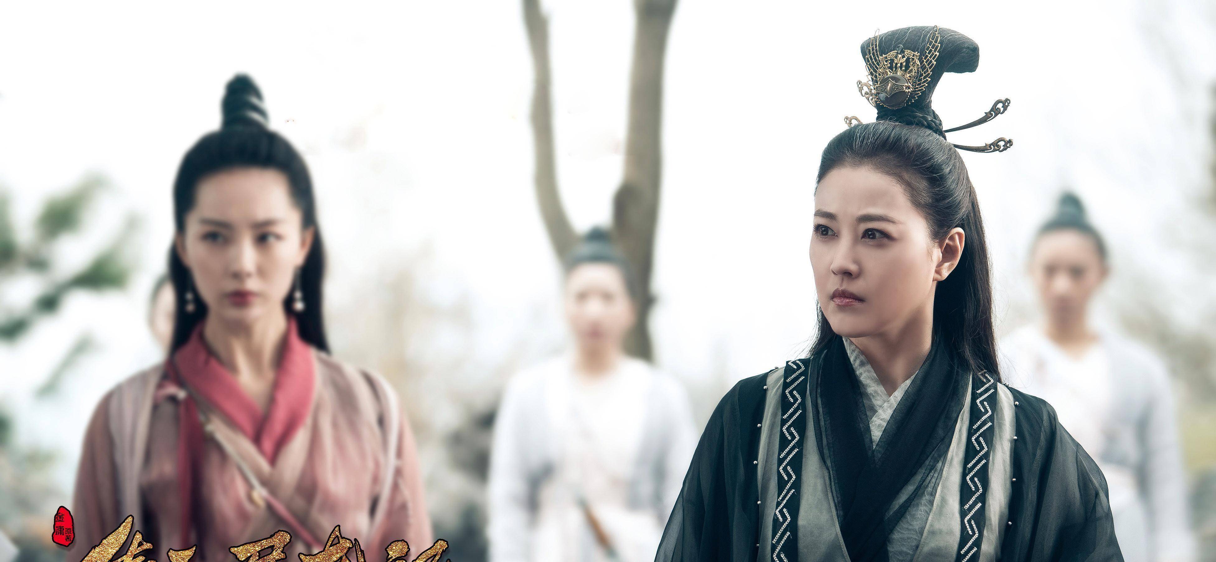 原创《倚天屠龙记》五版周芷若:周海媚风情,高圆圆温婉,有位大众脸_黎