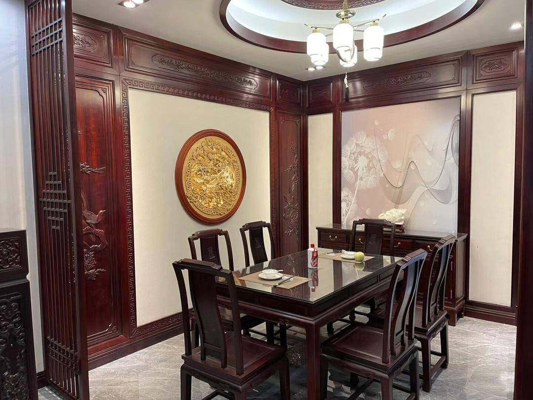 红木装修设计营造出雅静迤逦的自然之境