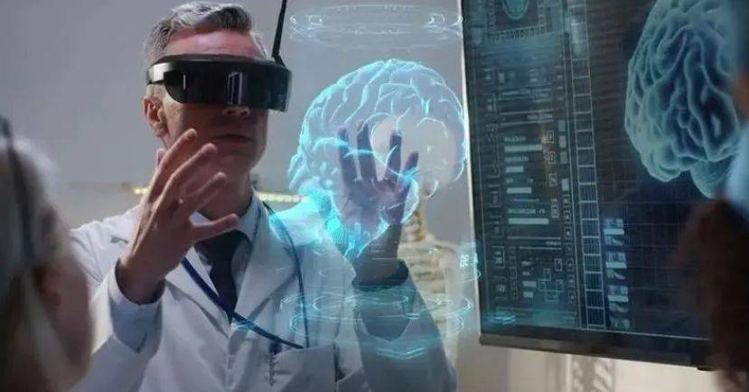 医生可以通过mr设备观察患者的身体结构,查看影像数据,并进行虚拟手术