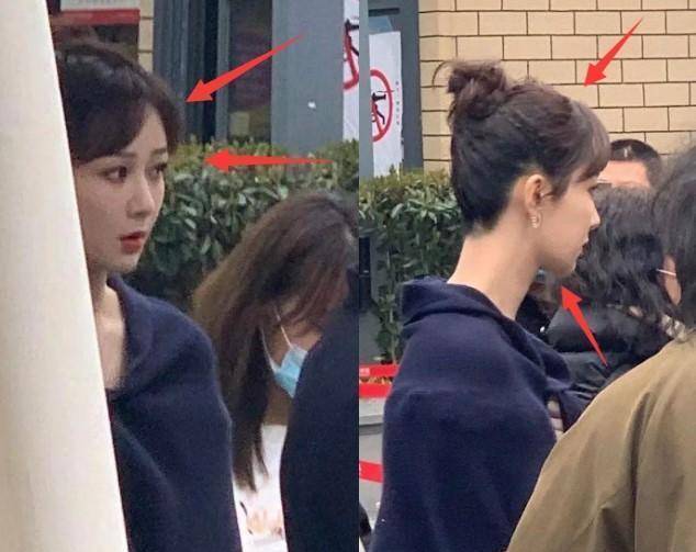 原创杨紫时隔5天再亮相白色礼服好像新娘子路人镜头下头围太小了