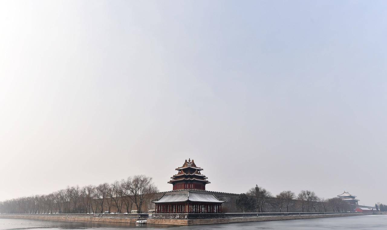 原创直击北京故宫航拍照尽显皇家威严却被现代化的建筑步步紧逼