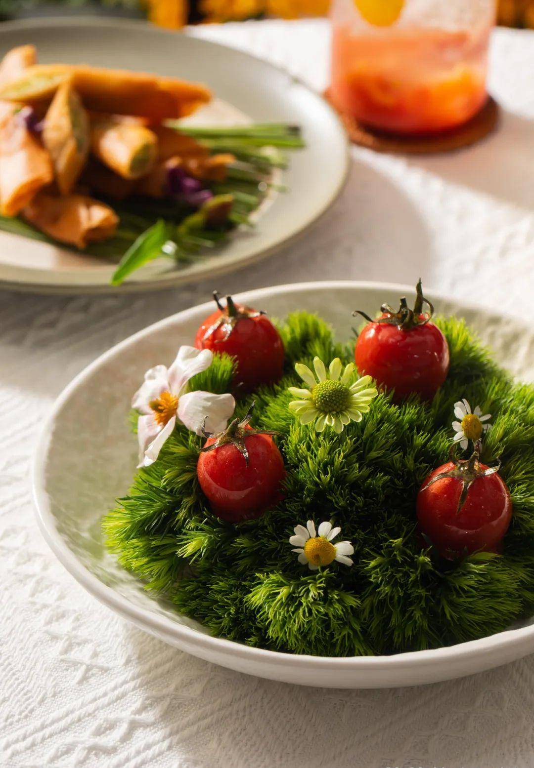 小番茄_杏鲍菇_沙拉