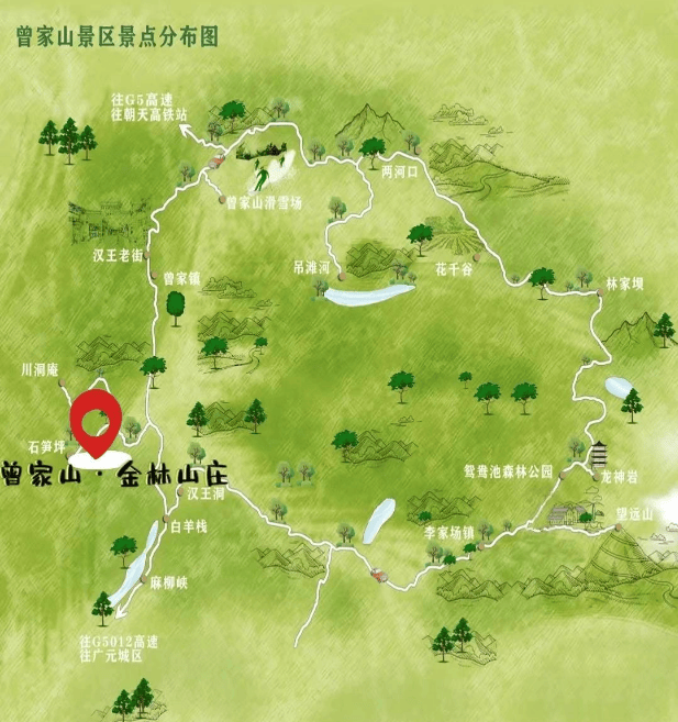 看到了春天的希望,剑阁有个闻溪谷康养度假区,投资1500万!