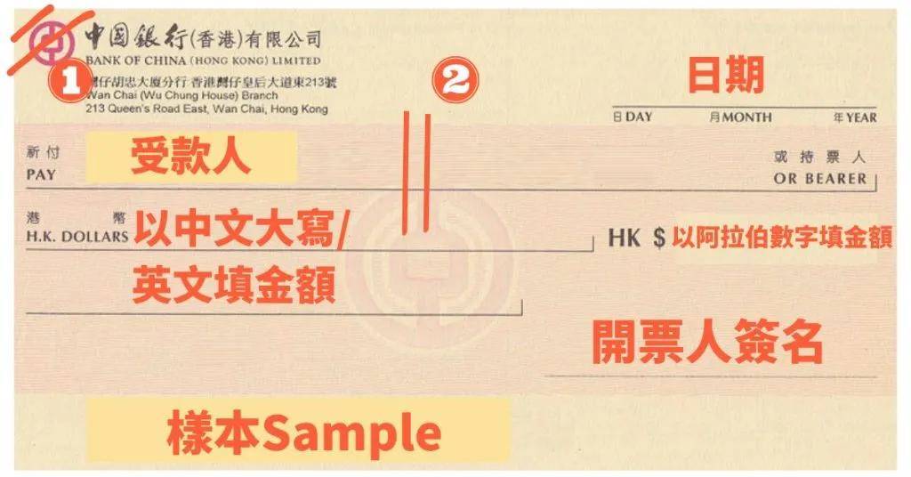 香港银行支票使用指南:如何兑换?怎样入账?要注意什么?
