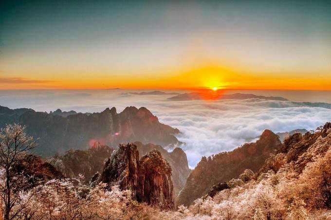 黄山及周边十大景点分享,值得收藏_安徽省_阿洁_时间