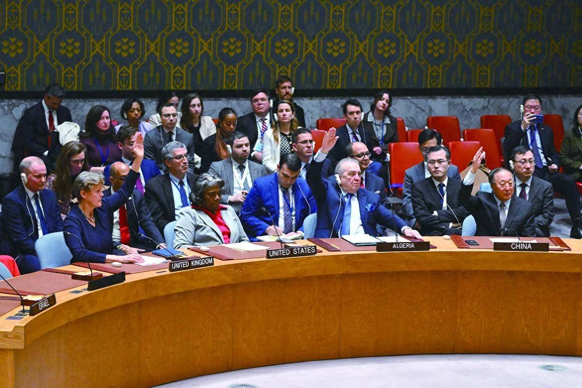 弃权票就是敲打:美国自认有能力收场_联合国安理会_决议_支持