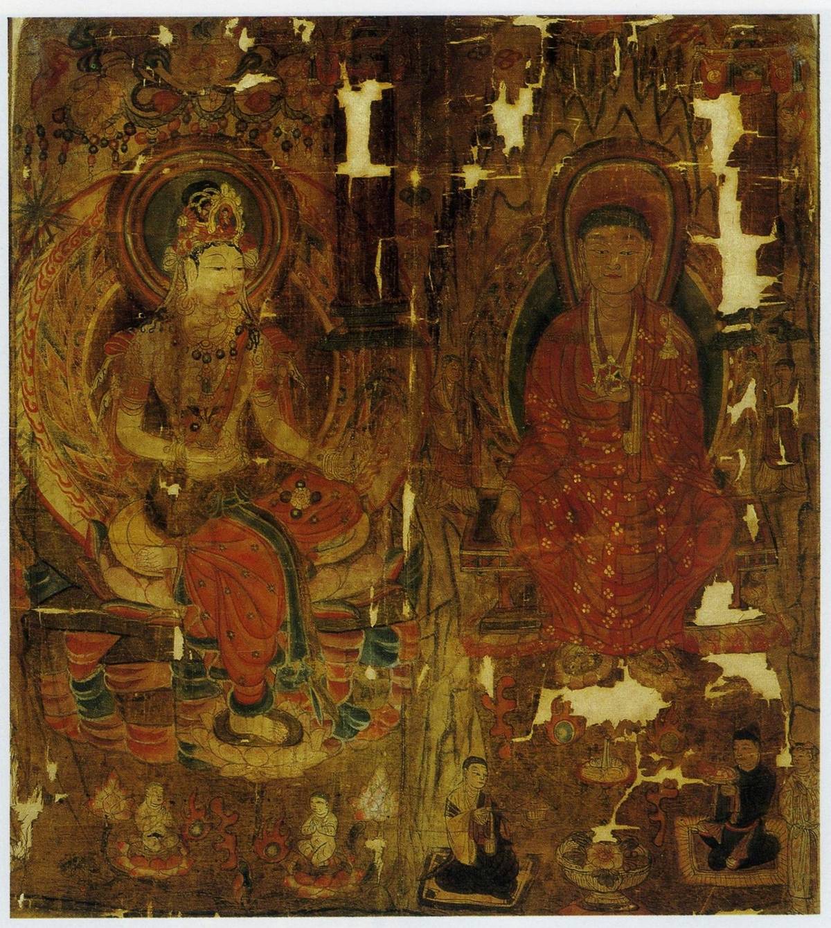 敦煌遗画——被大英博物馆藏(三)_文物_壁画_包括