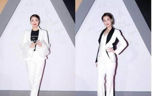 两位88年出生的女孩儿穿上清纯又阳光,而拥有164身高的陶虹也没有辜负