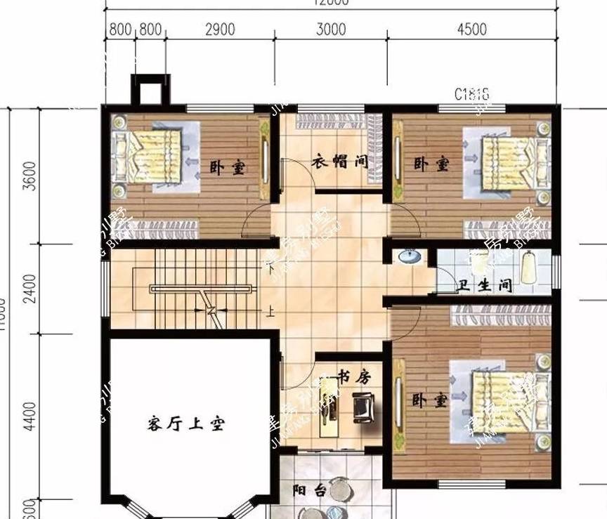 的二层小别墅,均采用框架结构建,第二款更是网红户型_布局_平面_地方