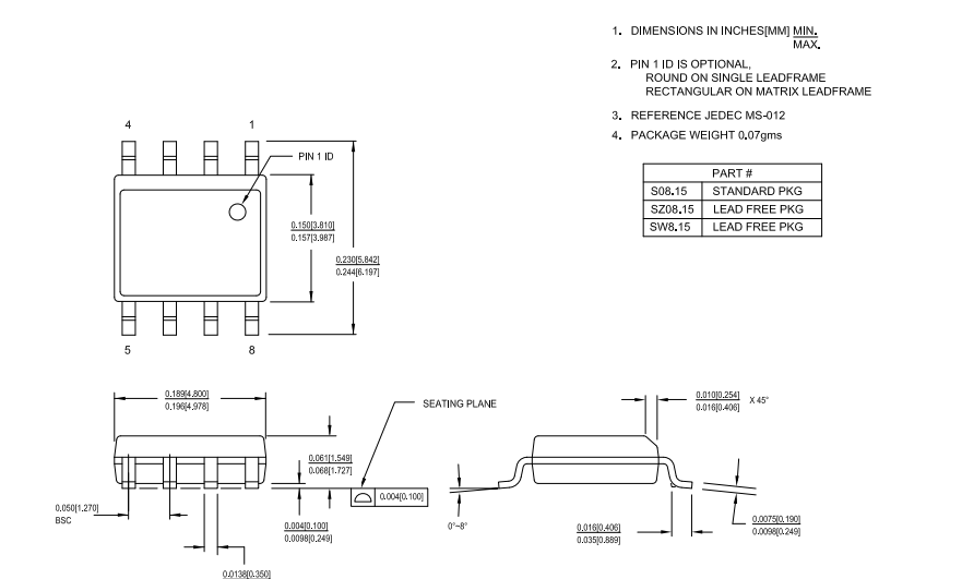 fm25l16bg铁电赛普拉斯存储器芯片中文资料pdf数据手册引脚图图片参数