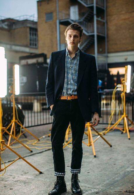 原创男生们还在为穿搭发愁格纹元素穿搭让你一秒变帅气boy