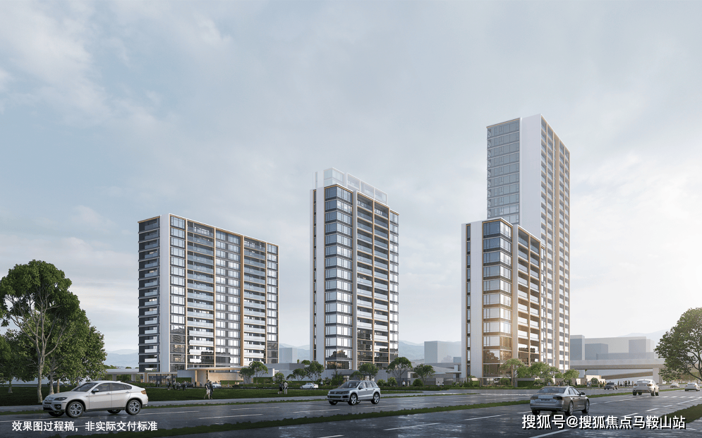 万科璞拾江峯住宅楼盘是对人与城市,自然关系和谐相生的探索.