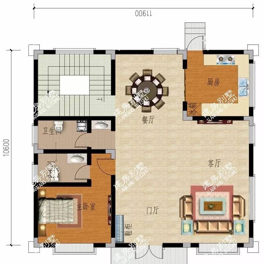 平屋顶设计的四层农村别墅住进这样的房子离发财不远了
