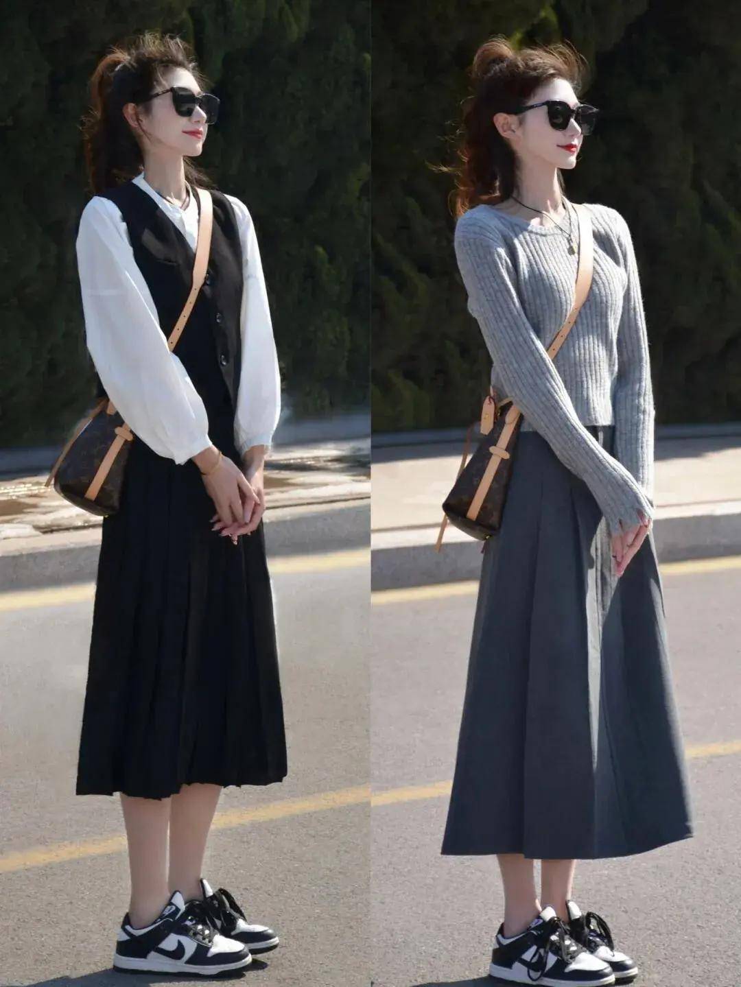 女人不管差不差钱,穿衣不花哨显高级,博主用22套示范了核心关键