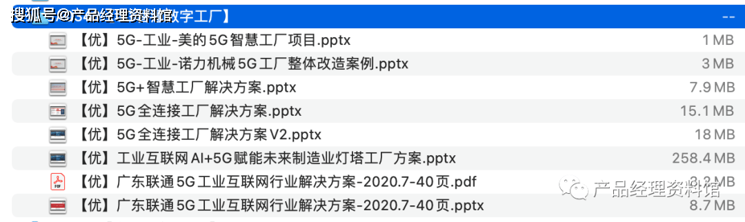 【a0340】5g智慧数字工厂解决方案资料包_产品_模板_搜索