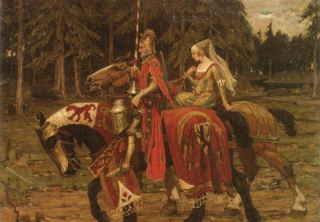 原创中世纪的骑士如何追求贵妇人