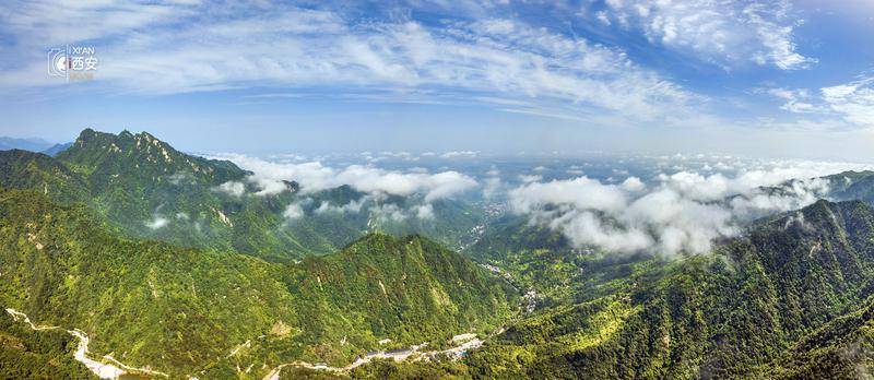 在秦岭北麓邂逅一片春山