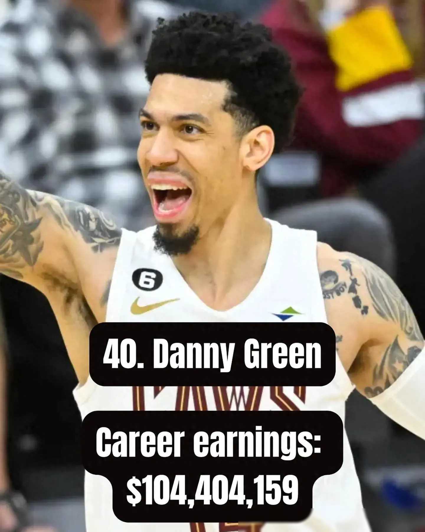 nba历史上从未入选过全明星,但赚钱最多的31-40人_收入_丹尼·格林