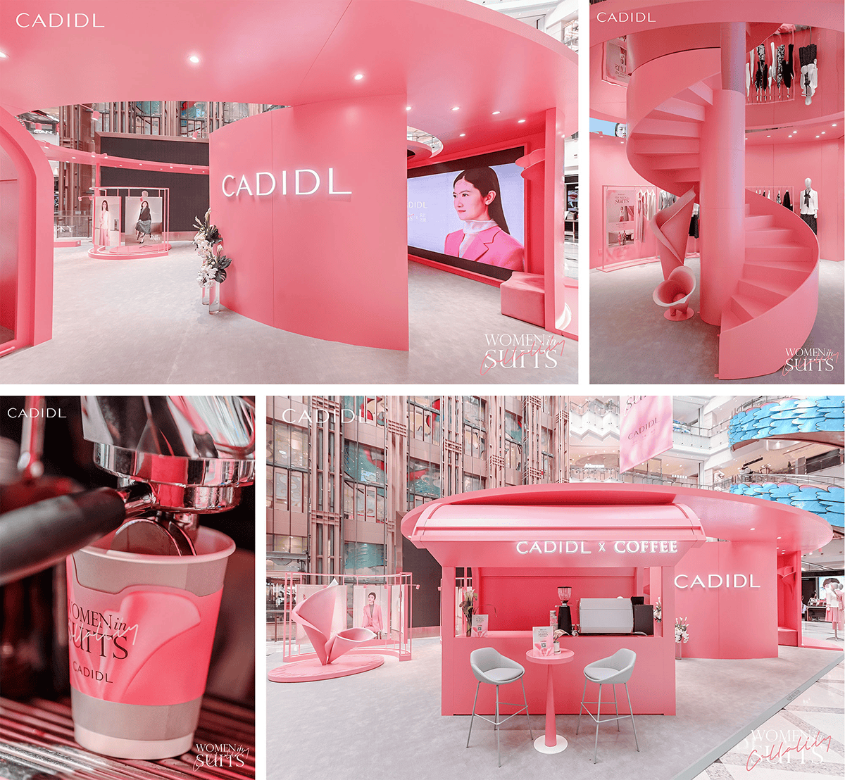 cadidl(卡迪黛尔)「womeninsuits」智雅套装节限时展览将品牌色卡迪灰