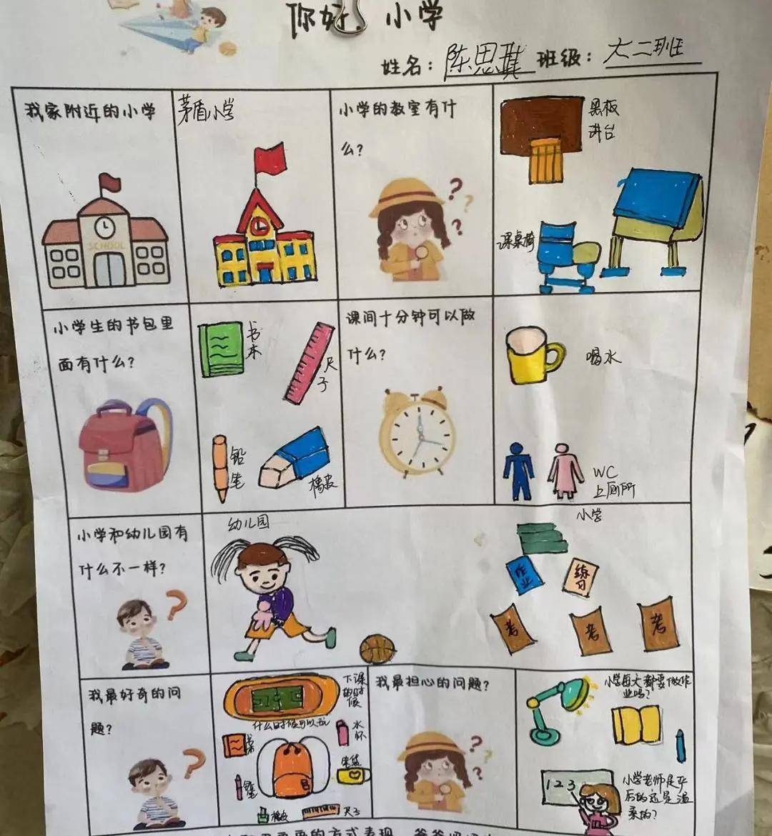 初探小学 赴一场成长之约——记阳光花城幼儿园大班组参观小学活动