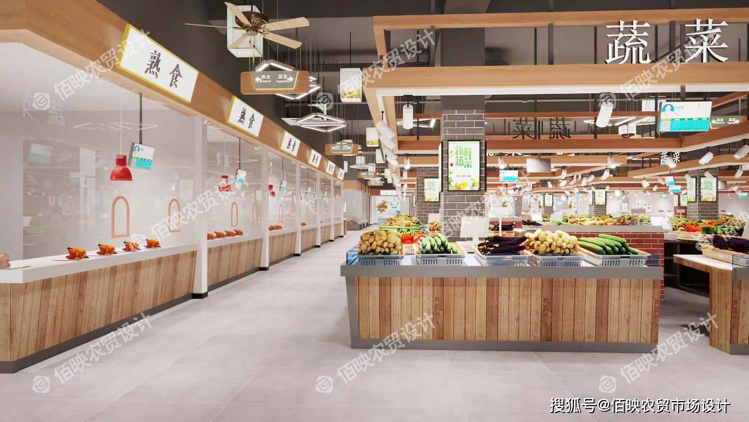 农贸市场摊位设计:打造功能与美观并存的购物空间_消费者_商品_环保