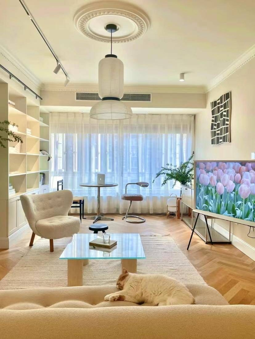 才知什么叫岁月静好,一进门就被治愈_空间_客厅_设计