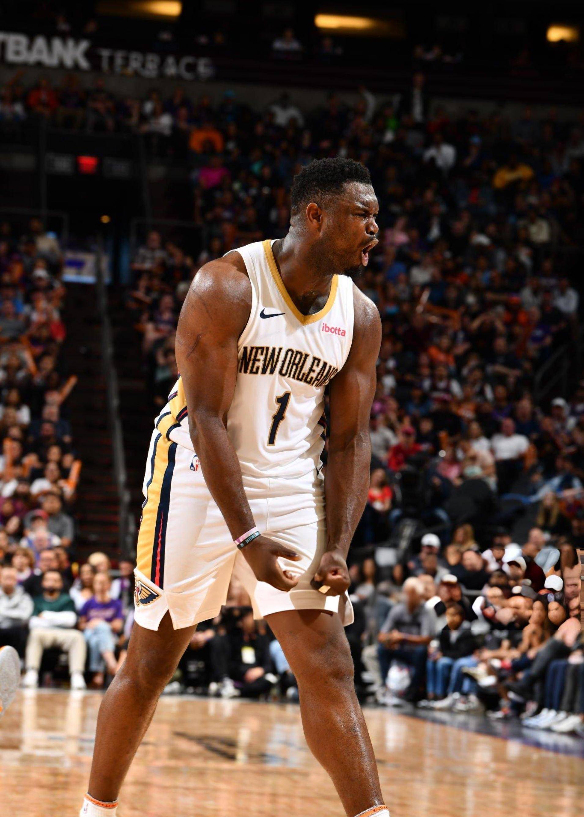 nba常规赛:太阳憾负鹈鹕 锡安29分10板7助5帽三巨头空砍81分