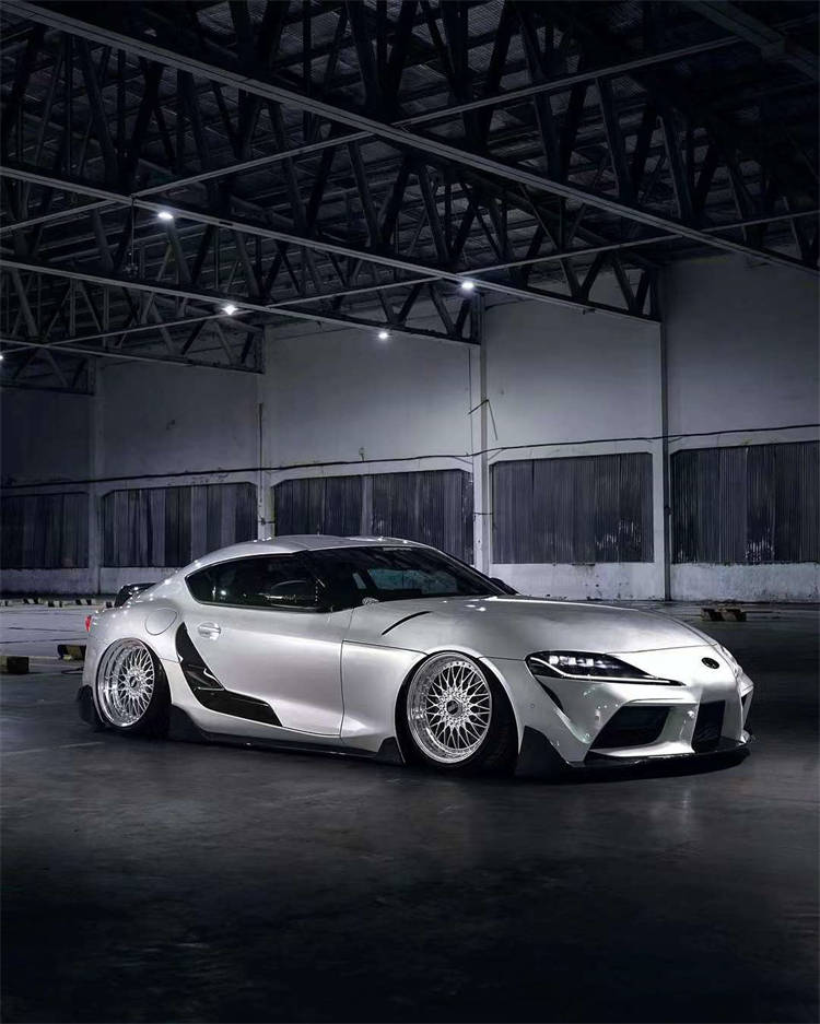 白色死神 丰田supra改装airbft空气悬挂案例